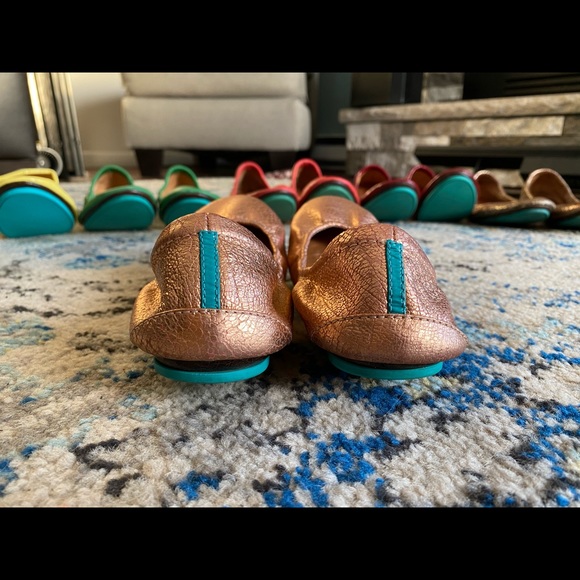 Tieks Rose Gold Glam Size 8 - Picture 4 of 6